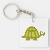Groene Schildpad Sleutelhanger (voorkant)