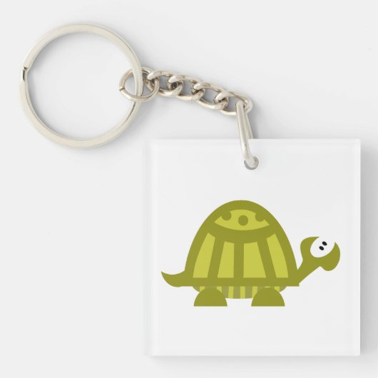 Groene Schildpad Sleutelhanger (voorkant)