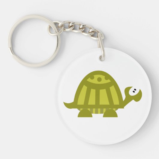 Groene Schildpad Sleutelhanger (Voorkant)