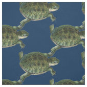 Groene schildpad stof (Swatch)