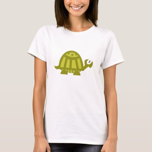Groene schildpad t-shirt (Voorkant)