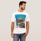Groene schildpad t-shirt (Voorkant volledig)