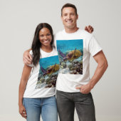 Groene schildpad t-shirt (Unisex)
