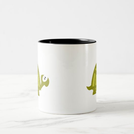 Groene Schildpad Tweekleurige Koffiemok (Center)