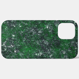 Groene schimmel op witachtige grijze rots- of boom Case-Mate iPhone case