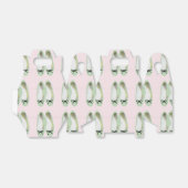 Groene schoenen bedankdoosjes (Uitgevouwen)