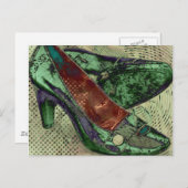 groene schoenen briefkaart (Voorkant / Achterkant)