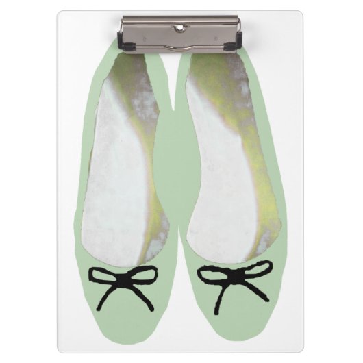 Groene schoenen klembord (Voorkant)