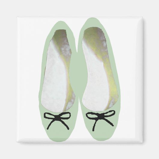 Groene schoenen magneet (Voorkant)