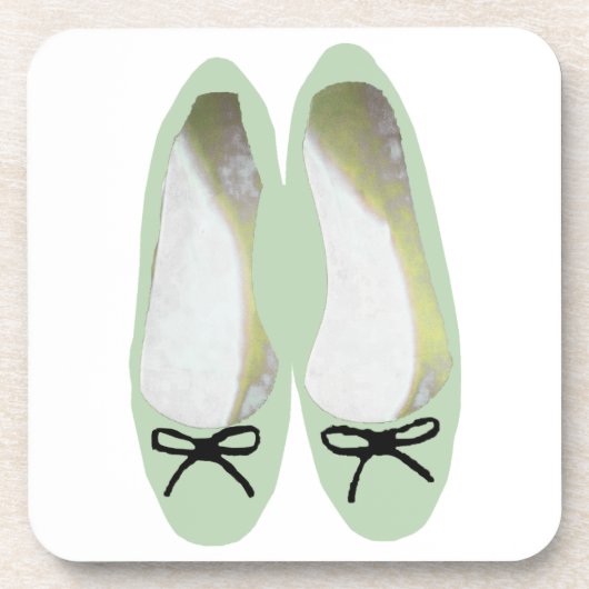 Groene schoenen onderzetter (Voorkant)