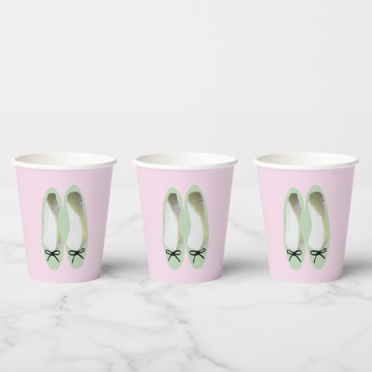 Groene Schoenen Papier Cup Papieren Bekers (Multi)