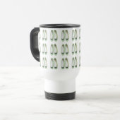 Groene schoenen reisbeker (Voorkant links)