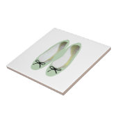 Groene schoenen tegeltje (Zijkant)