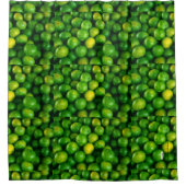 Groene-schoengordijn Douchegordijn (Voorkant)