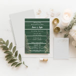 Groene School Chalkboard bruiloft uitnodiging<br><div class="desc">Een groen schoolkrijtbordontwerp in een lettertype dat herinneringen terugbrengt aan de dikte van uw klaslokaal in een parelglansafwerking (door mij gekozen) voor een elegante en mooie uitnodiging.</div>