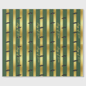 Groene School College University Afstuderen Class Cadeaupapier (Vlak)