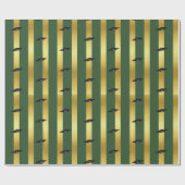 Groene School College University Afstuderen Dag Cadeaupapier (Vlak)