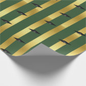 Groene School College University Afstuderen Dag Cadeaupapier (Hoek)