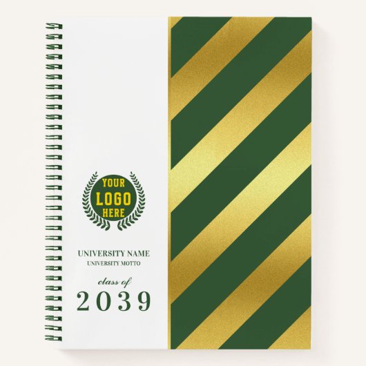 Groene School College University Afstuderen Dag Notitieboek (Voorkant)