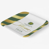 Groene School College University Afstuderen Dag Papieren Bordje (Gebogen)