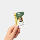 Groene School Hoger Onderwijs Student Leraar Badge (Handheld)