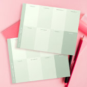 Groene School Weekplanner Notitieblok