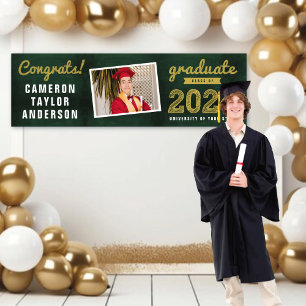 Groene schoolbord schets 2026 gefeliciteerd foto g spandoek