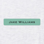 Groene schoolkledinglabels voor kinderen labels (Design 2)