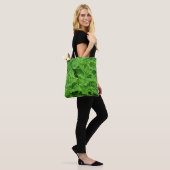 Groene schoonheid tote bag (Op model)