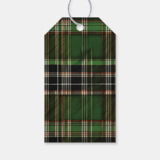 Groene Schotse Tartan bruiloft gunst Cadeaulabel