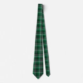 Groene Schotse Tartan Plaid Stropdas (Voorkant)