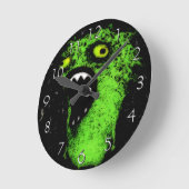 groene schreeuw ronde klok (Hoek)