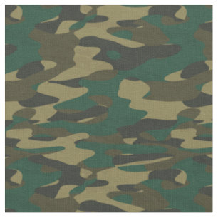 Groene Schutkleur Camo Stof