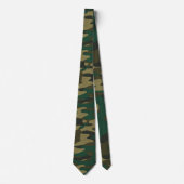Groene Schutkleur Camo Stropdas (Voorkant)