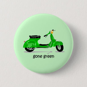 groene scooter ronde button 5,7 cm