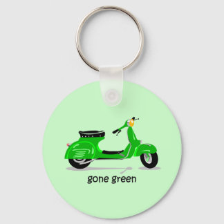 groene scooter sleutelhanger