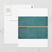 GROENE SCRAPBOOK HERINNERINGEN BRIEFKAART (Voorkant / Achterkant)