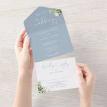 Groene Script Harten Stof Blauw Bruiloft