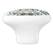 Groene Seafoam Blauwgroen Turquoise Blauwe Etnisch Keramische Knop (Zijkant)