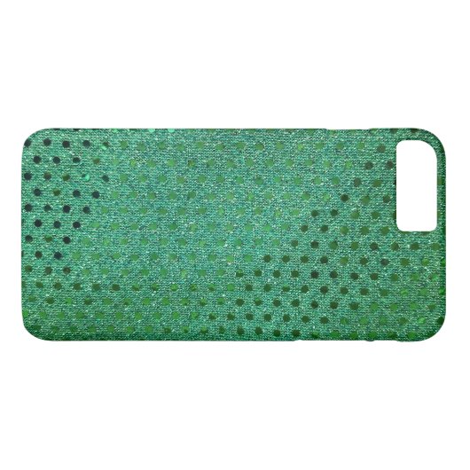 Groene sequenties Case-Mate iPhone case (Achterkant (Horizontaal))