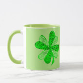 groene sequineschots St Patrick's day Mok (Links)