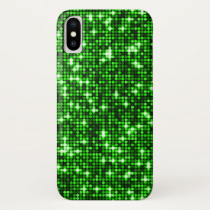 Groene Sequins Telefoon Case