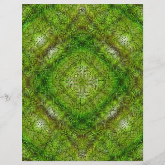 Groene Serene Tuinen Bulk Scrapbook Papier Pagina' Flyer (Voorkant)