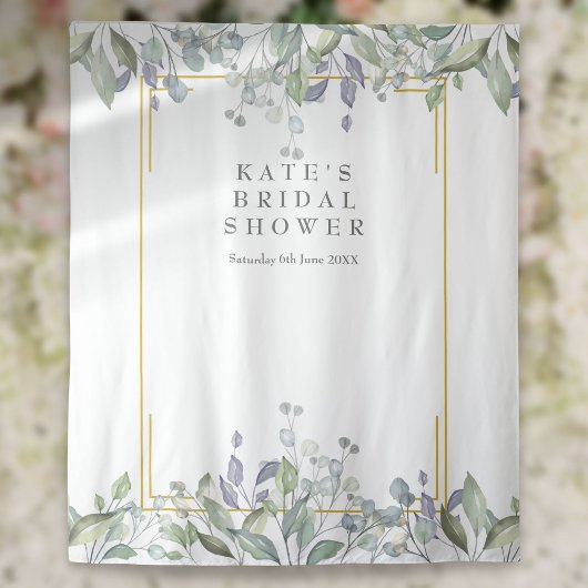 Groene Sering Bruiloft Photo Booth Achtergrond Wandkleed