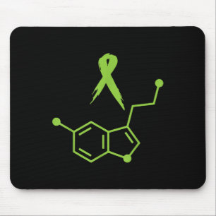 Groene serotonine Tape Mental Health Beach Awarene Muismat