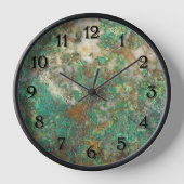 Groene serpentine/Chrysocolla Minerale Stone (Voorkant)