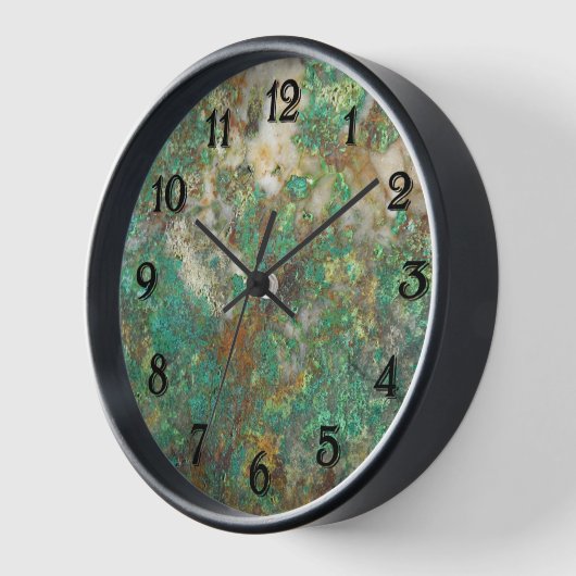 Groene serpentine/Chrysocolla Minerale Stone (Hoek)