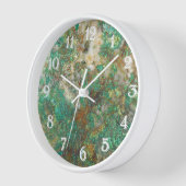 Groene serpentine/Chrysocolla Minerale Stone (Hoek)