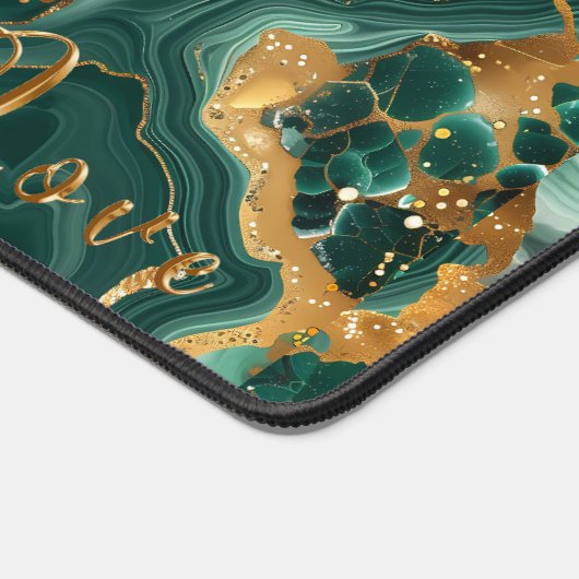 Groene Serpentine Desk Mat (Hoek)