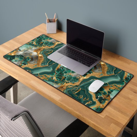 Groene Serpentine Desk Mat (Kantoor 2)